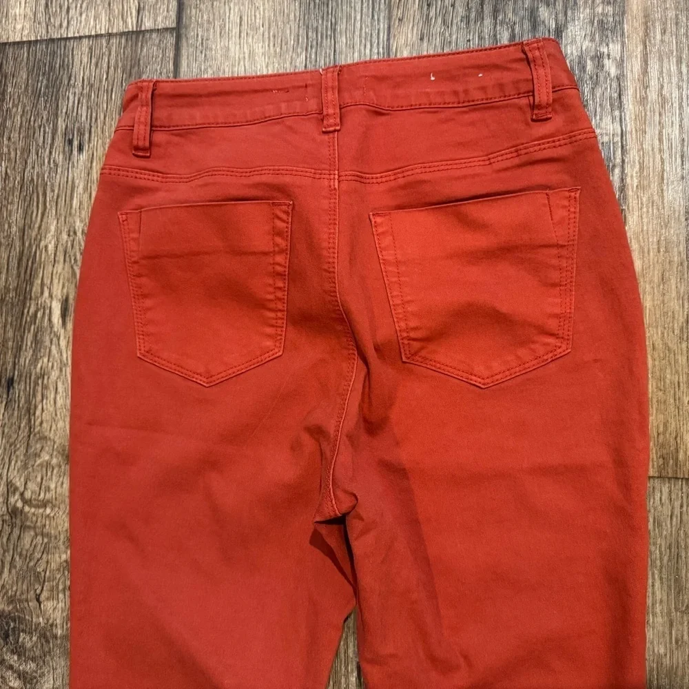 a loves a Red Burgundy High Rise Flare‎ Bootcut Jeans Size 4
